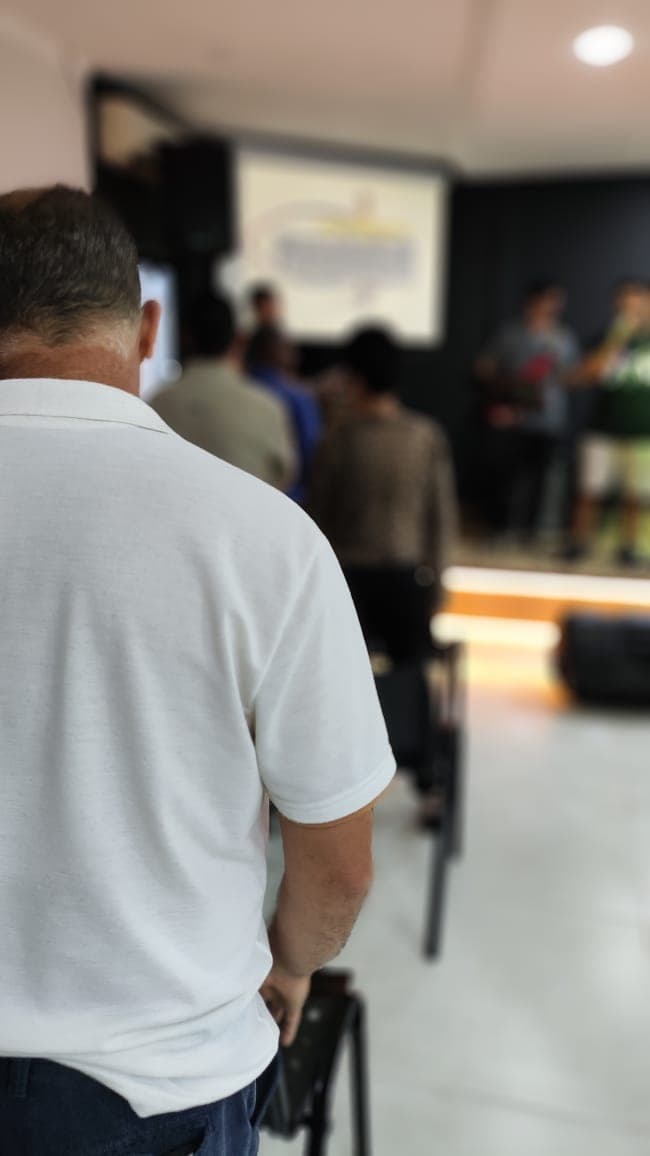 Culto de domingo na Igreja Batista da Graça
